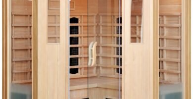 Concept-Usine - Sauna de Cuerpo Entero en Madera para 3 o 4 Personas